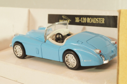 Jaguar XK 120 Roadster 1948, blue, New Ray 1:43