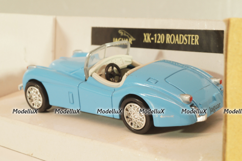 Jaguar XK 120 Roadster 1948, blue, New Ray 1:43