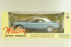 Dodge Challenger Western Sport Special 1970, blue metallic, 13644, Greenlight 1:18