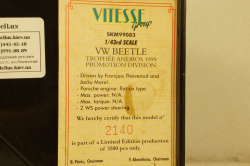 Volkswagen Beetle Trophee Andros #42B 1999, blue, Thevenod/Morel, SKM99083, Skid 1:43