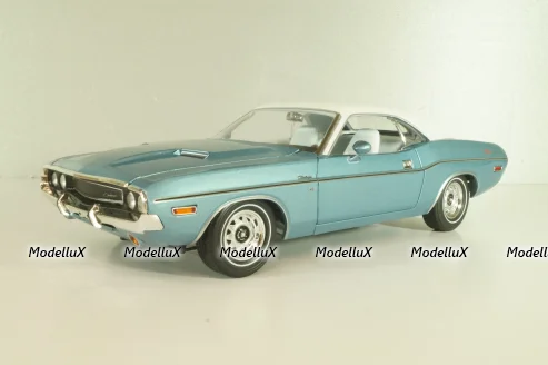 Dodge Challenger Western Sport Special 1970, blue metallic, 13644, Greenlight 1:18