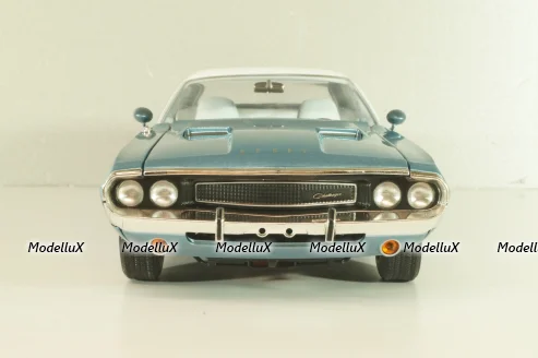 Dodge Challenger Western Sport Special 1970, blue metallic, 13644, Greenlight 1:18