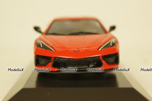 Chevrolet Corvette 2020, red, American Cars №61, Altaya 1:43