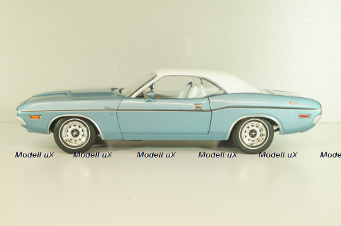 Dodge Challenger Western Sport Special 1970, blue metallic, 13644, Greenlight 1:18