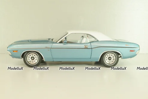 Dodge Challenger Western Sport Special 1970, blue metallic, 13644, Greenlight 1:18