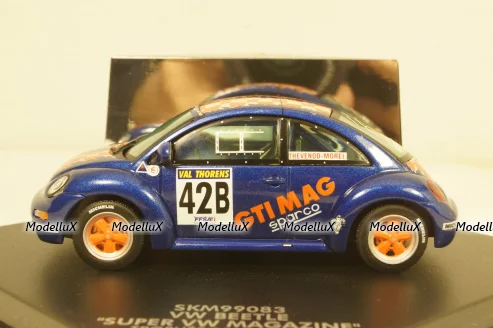 Volkswagen Beetle Trophee Andros #42B 1999, blue, Thevenod/Morel, SKM99083, Skid 1:43