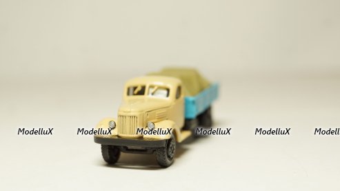 Зил 164 борт с грузом бежево/голубой, Herpa 1:87 