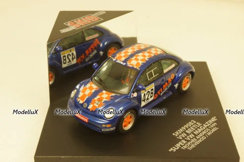 Volkswagen Beetle Trophee Andros #42B 1999, blue, Thevenod/Morel, SKM99083, Skid 1:43
