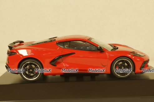 Chevrolet Corvette 2020, red, American Cars №61, Altaya 1:43