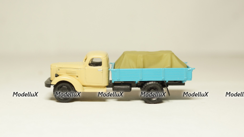 Зил 164 борт с грузом бежево/голубой, Herpa 1:87 