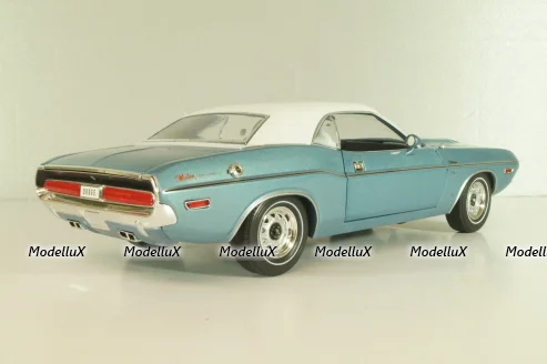 Dodge Challenger Western Sport Special 1970, blue metallic, 13644, Greenlight 1:18