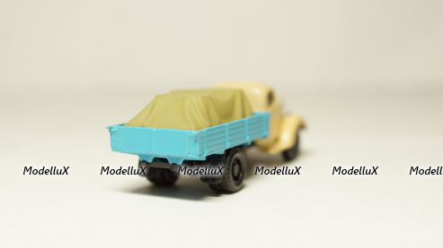 Зил 164 борт с грузом бежево/голубой, Herpa 1:87 