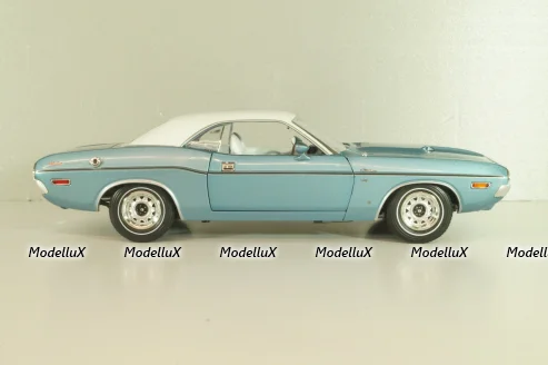 Dodge Challenger Western Sport Special 1970, blue metallic, 13644, Greenlight 1:18