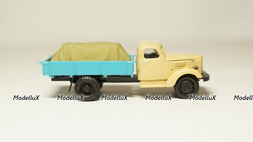 Зил 164 борт с грузом бежево/голубой, Herpa 1:87 