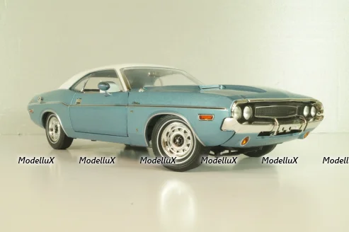Dodge Challenger Western Sport Special 1970, blue metallic, 13644, Greenlight 1:18