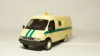 Газ 3221 Газель инкассаторская, Агат 1:43