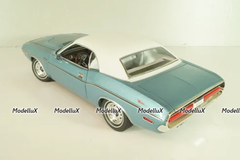 Dodge Challenger Western Sport Special 1970, blue metallic, 13644, Greenlight 1:18