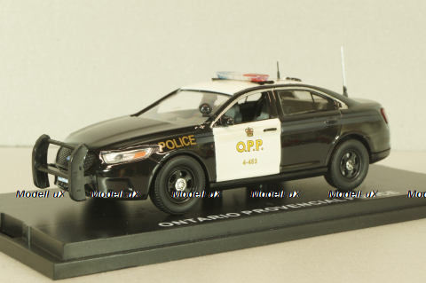 Ford Taurus Police Interceptor 3.5L V6, Ontario Provencial Police 2014, black, First Response 1:43