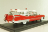 Cadillac S&S Superior Landau Ambulance 1959, red/white, 45260, NEO 1:43