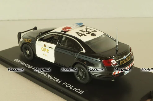 Ford Taurus Police Interceptor 3.5L V6, Ontario Provencial Police 2014, black, First Response 1:43