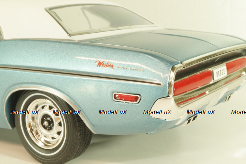 Dodge Challenger Western Sport Special 1970, blue metallic, 13644, Greenlight 1:18