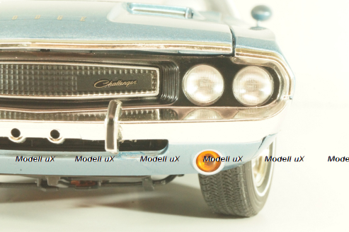 Dodge Challenger Western Sport Special 1970, blue metallic, 13644, Greenlight 1:18