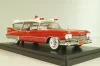 Cadillac S&S Superior Landau Ambulance 1959, red/white, 45260, NEO 1:43