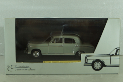 Mercedes-Benz 220 S Ponton (W180) 1956, dealer packing, grey, Faller 1:43