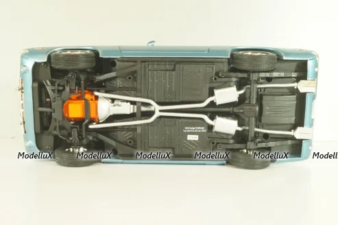 Dodge Challenger Western Sport Special 1970, blue metallic, 13644, Greenlight 1:18