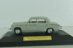 Mercedes-Benz 220 S Ponton (W180) 1956, dealer packing, grey, Faller 1:43