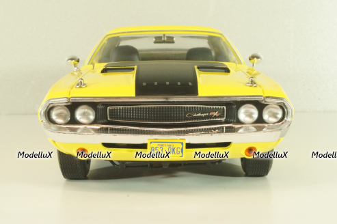 Dodge Challenger R/T 1970 from TV-Series NCIS, yellow, 12845, Greenlight 1:18
