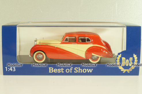 Bentley MK VI Harold Radford Countryman Saloon 1951, red/beige, 43485, BOS 1:43