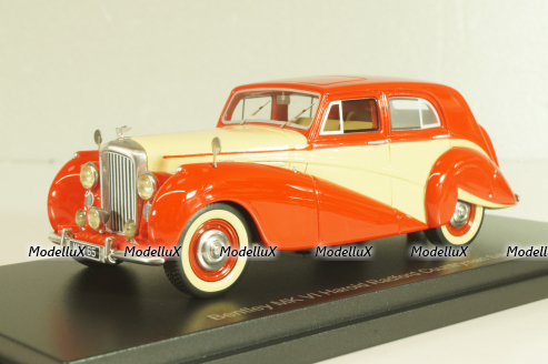 Bentley MK VI Harold Radford Countryman Saloon 1951, red/beige, 43485, BOS 1:43