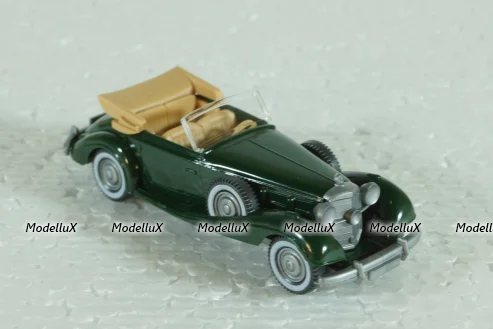 Mercedes 540K, Dark Green, Wiking 1:87