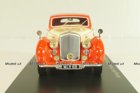 Bentley MK VI Harold Radford Countryman Saloon 1951, red/beige, 43485, BOS 1:43