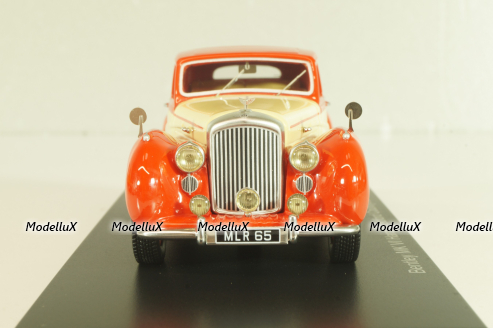 Bentley MK VI Harold Radford Countryman Saloon 1951, red/beige, 43485, BOS 1:43