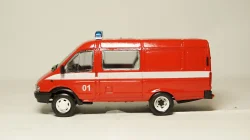 Газ 3221 Газель, пожарная 01, Агат 1:43