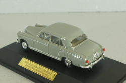 Mercedes-Benz 220 S Ponton (W180) 1956, dealer packing, grey, Faller 1:43