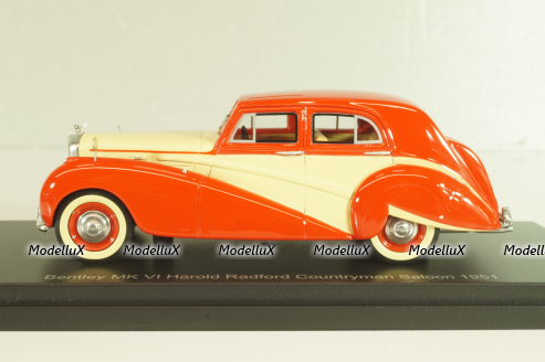 Bentley MK VI Harold Radford Countryman Saloon 1951, red/beige, 43485, BOS 1:43