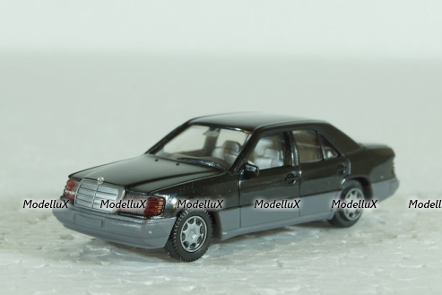 Mercedes E320 W124, Black, Wiking 1:87 