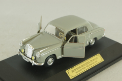 Mercedes-Benz 220 S Ponton (W180) 1956, dealer packing, grey, Faller 1:43