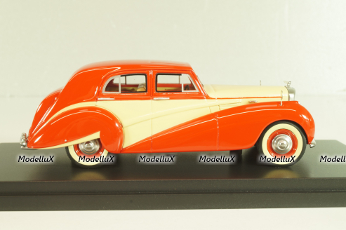 Bentley MK VI Harold Radford Countryman Saloon 1951, red/beige, 43485, BOS 1:43