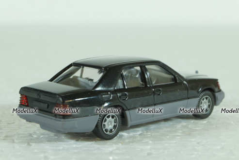 Mercedes E320 W124, Black, Wiking 1:87 
