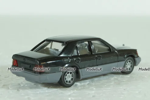 Mercedes E320 W124, Black, Wiking 1:87 
