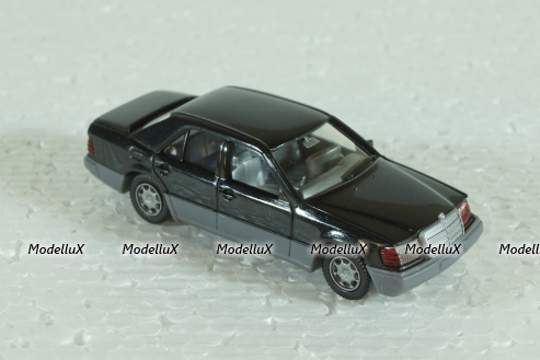 Mercedes E320 W124, Black, Wiking 1:87 