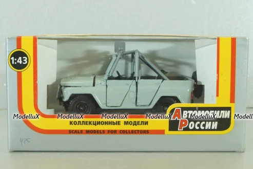 Уаз-469, Триал, белый, Агат 1:43