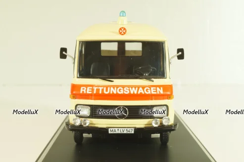 Mercedes-Benz L 408 RTW, Ambulance, 450358100, Schuco 1:43