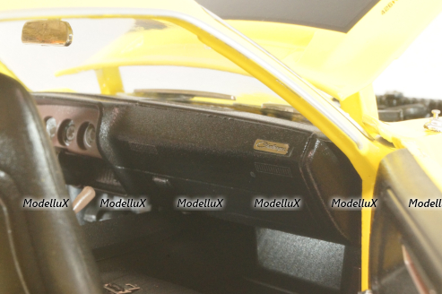Dodge Challenger R/T 1970 from TV-Series NCIS, yellow, 12845, Greenlight 1:18