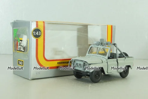 Уаз-469, Триал, белый, Агат 1:43