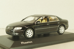 Volkswagen Phaeton 2002, black, Minichamps 1:43